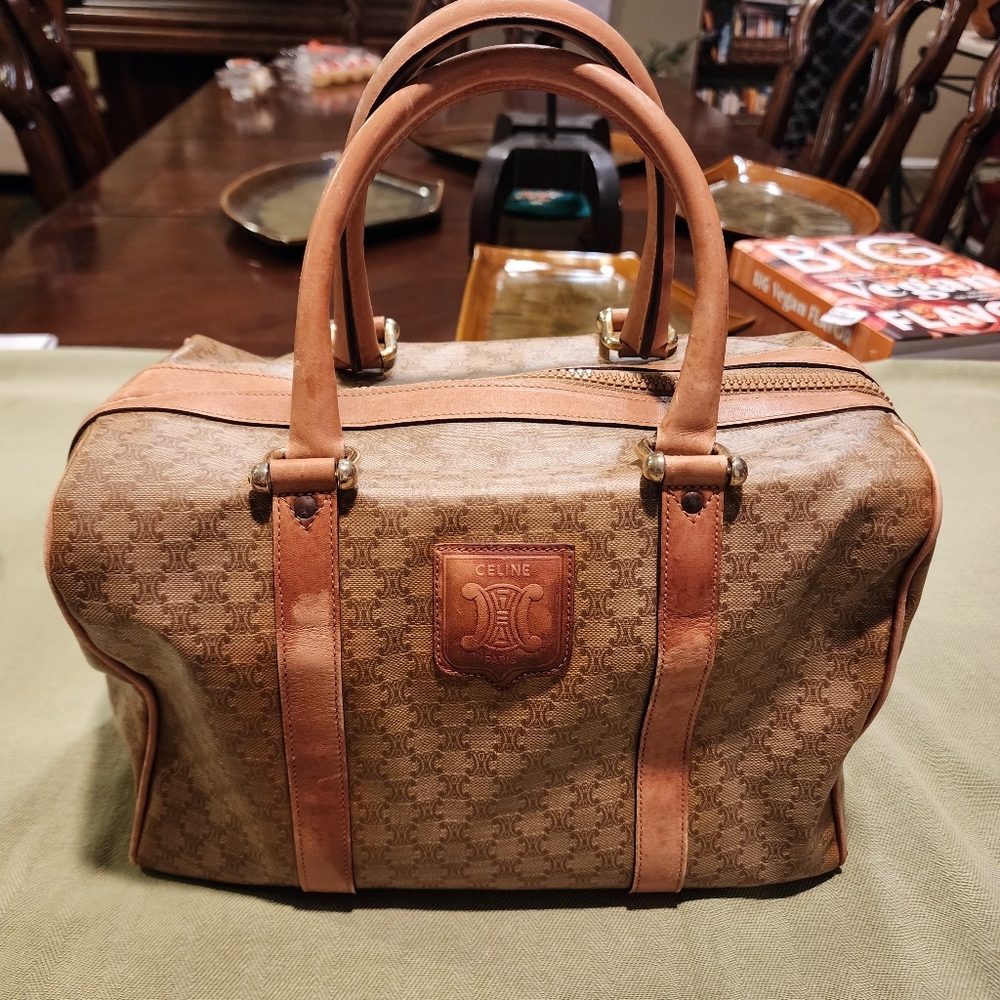 Celine Mini Bag in Brown and Tan